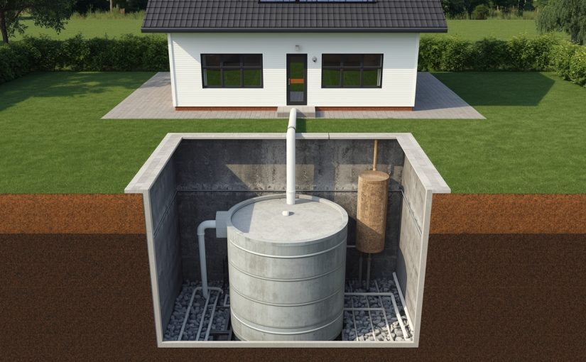 Kompleksowy poradnik obejmujący dopasowania, prawidłowego posadowienia oraz bezpiecznej obsługi betonowego zbiornika na nieczystości